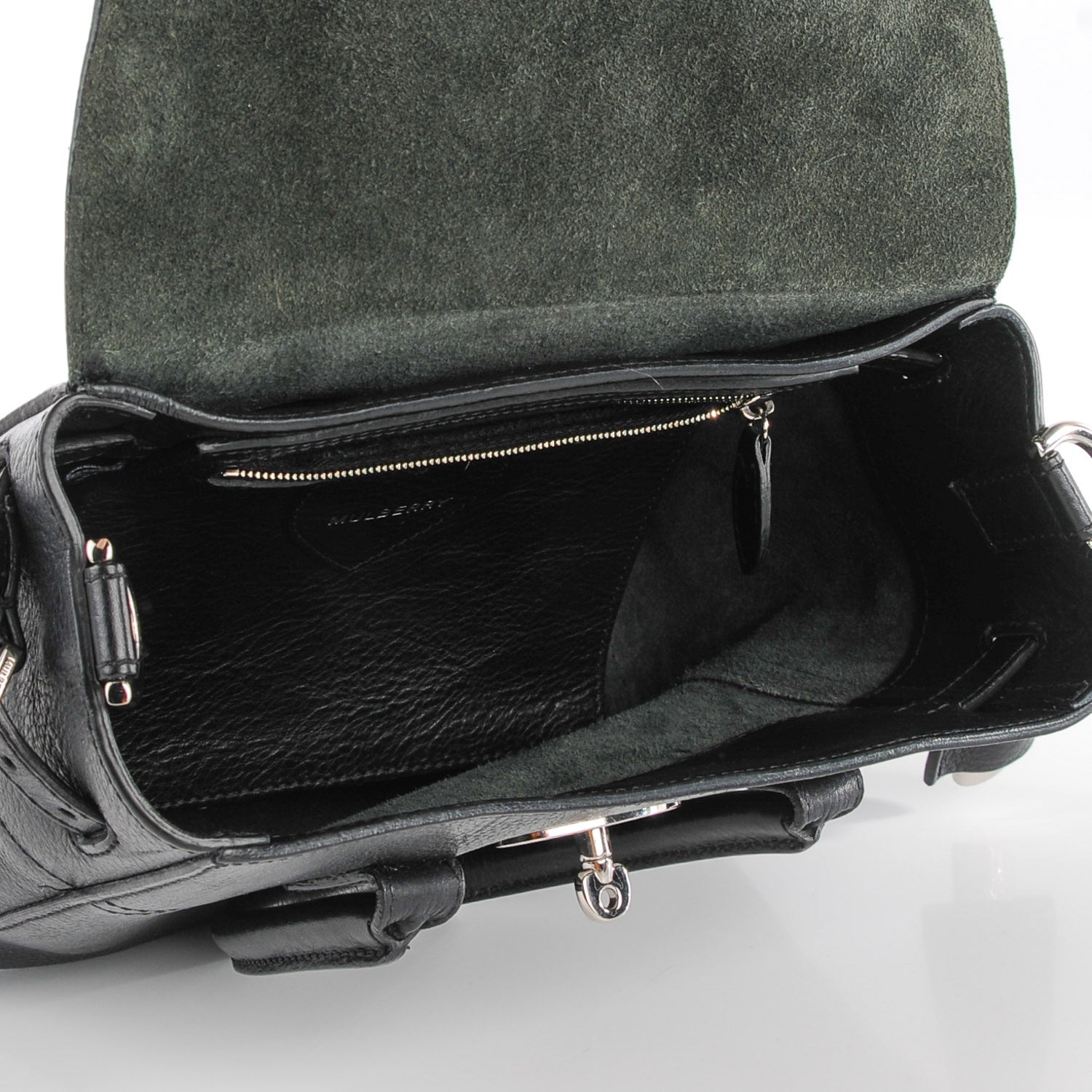 Mulberry Natural Leather Mini Cara Delevigne Convertible Satchel Black 5 of 11