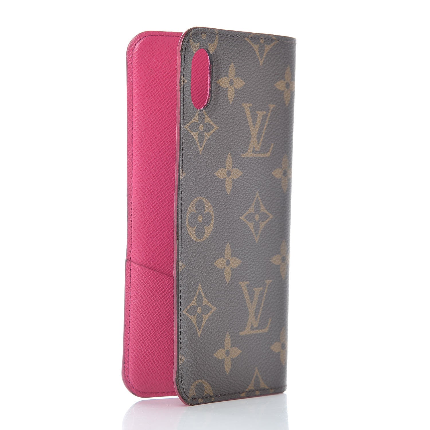 Louis Vuitton Monogram iPhone XS Max Folio Case Rose Pop 3 of 8