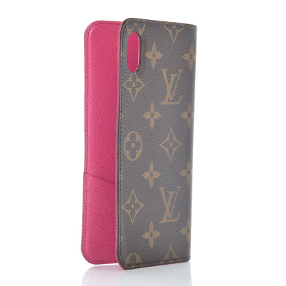 Louis Vuitton Monogram iPhone XS Max Folio Case Rose Pop 3 of 8