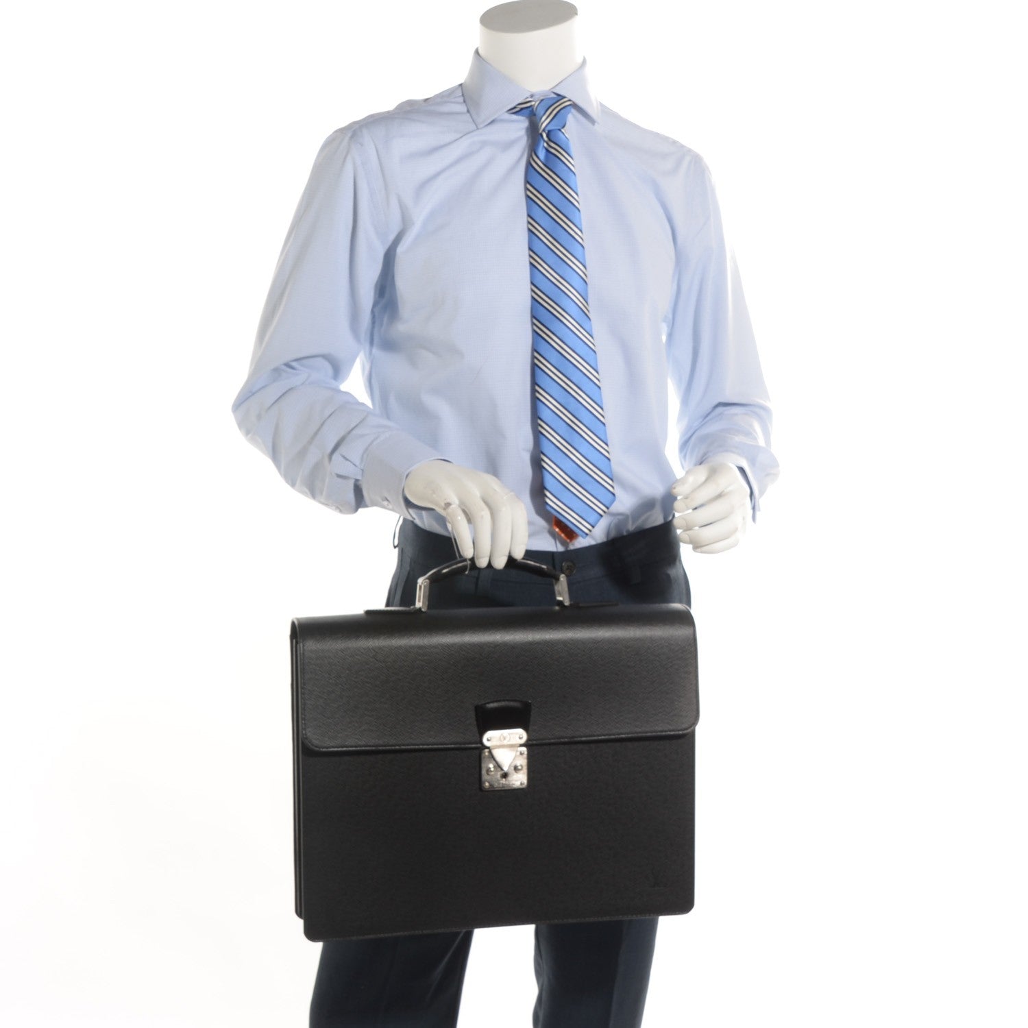 Louis Vuitton Taiga Robusto 2 Compartment Briefcase Ardoise 2 of 7