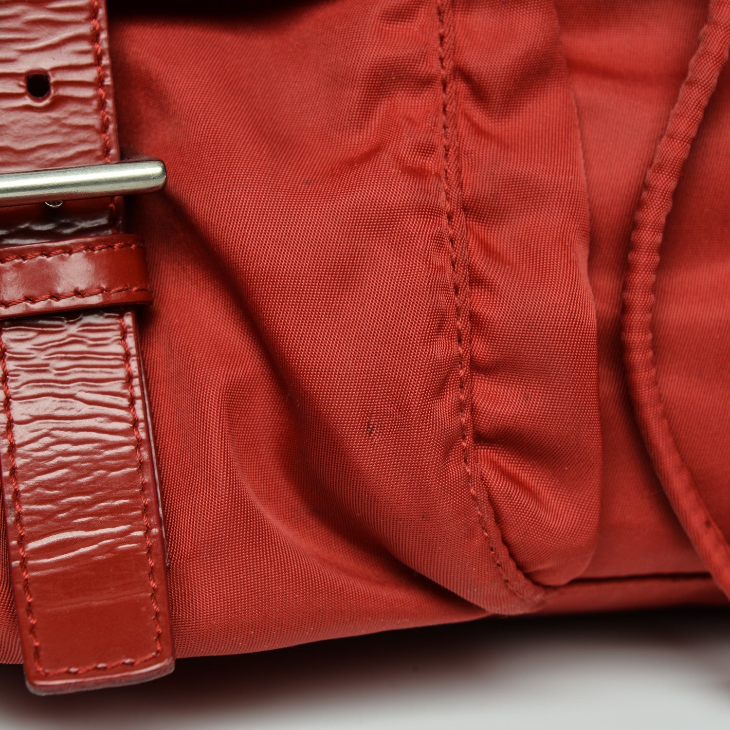 Prada Nylon Vela Small Backpack Rosso 7 of 11