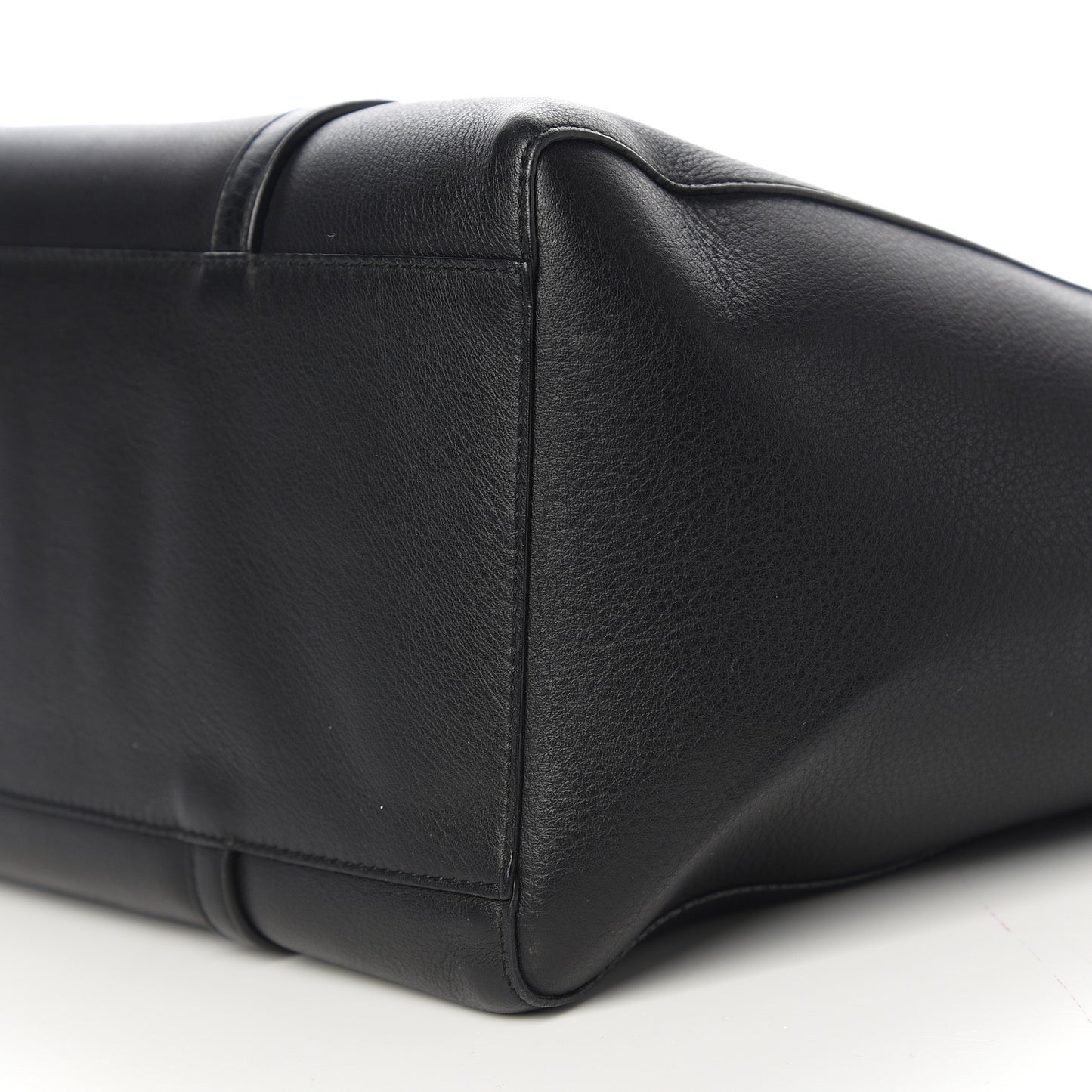 Pebbled Calfskin Small Everyday Tote Black