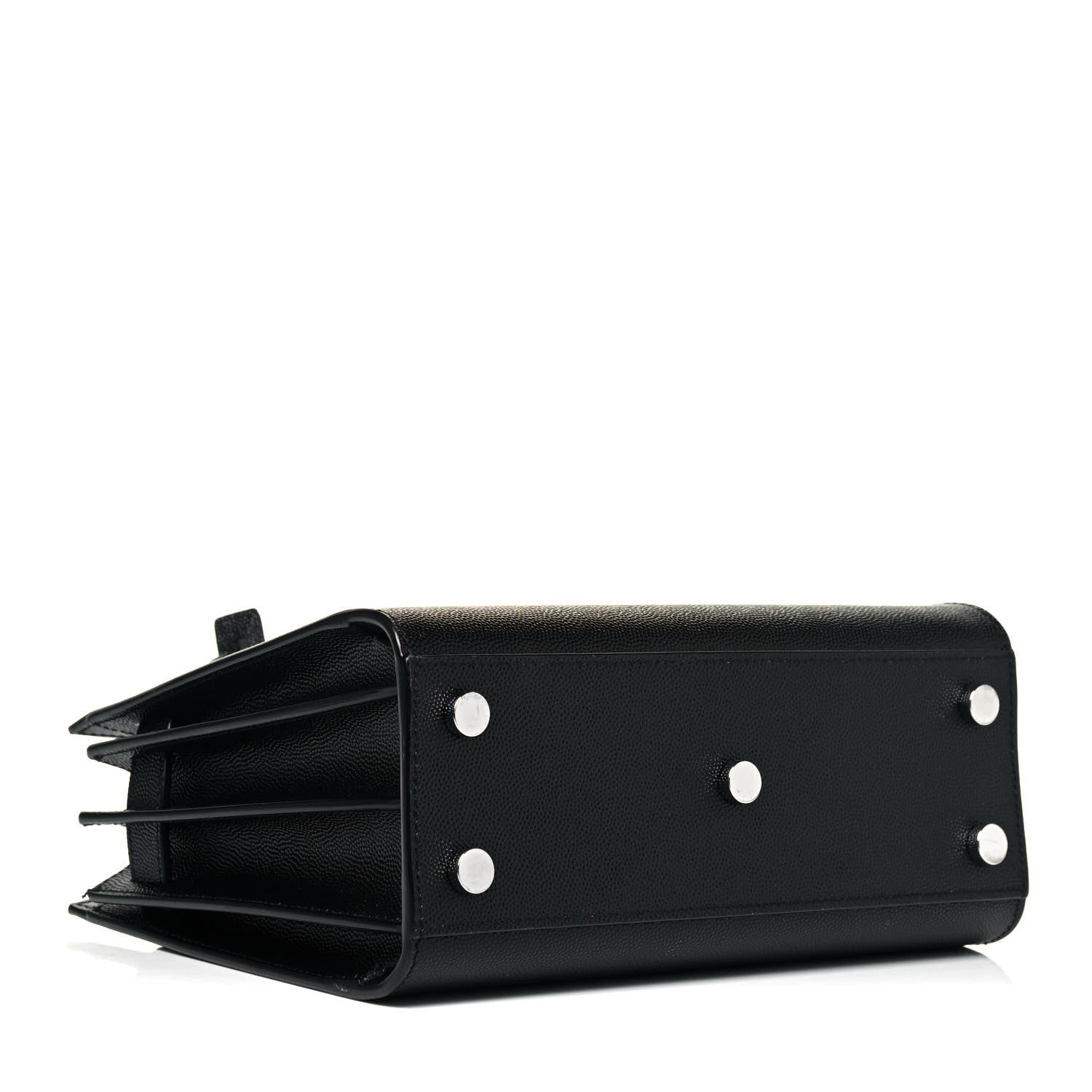 Saint Laurent Grained Calfskin Nano Sac De Jour Black 4 of 9