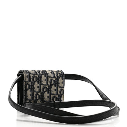 Christian Dior Oblique Nano Strap Pouch Blue 3 of 12