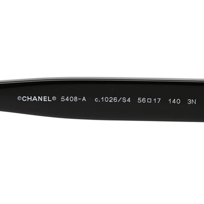 Chanel Acetate Square Sunglasses 5408-A Black 5 of 9