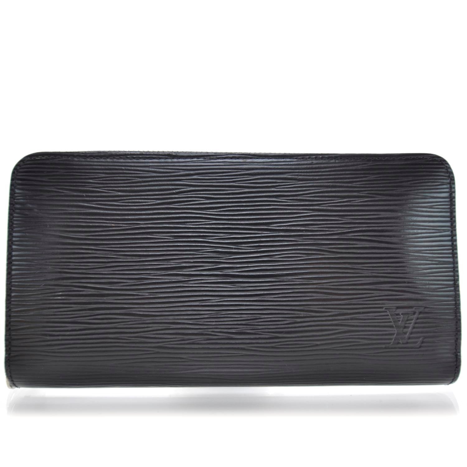 Louis Vuitton Epi Leather Zippy Wallet Black 1 of 8