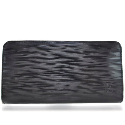 Louis Vuitton Epi Leather Zippy Wallet Black 1 of 8