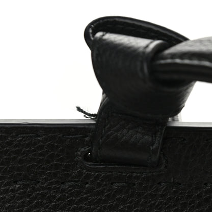 Gucci Calfskin Medium GG Marmont Top Handle Bag Black 14 of 14