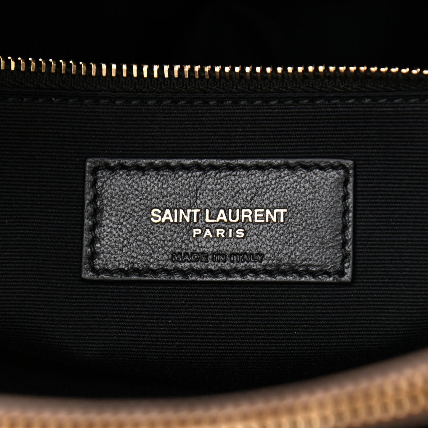 Calfskin Y Quilted Monogram Medium Loulou Chain Satchel Dark Beige