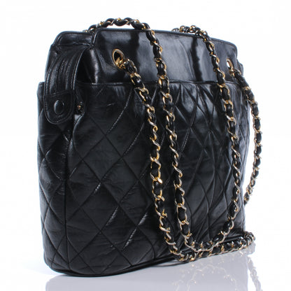 Chanel Lambskin Shoulder Bag Black 3 of 8