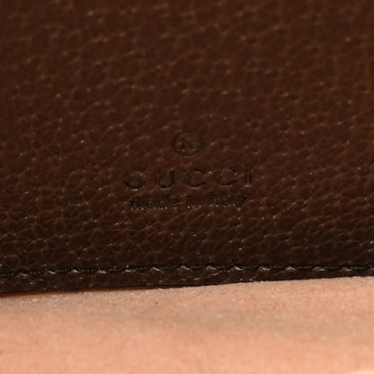 Gucci GG Supreme Monogram Textured Calfskin Web Mini Ophidia Half Moon Hobo Beige Ebony New Acero 6 of 10