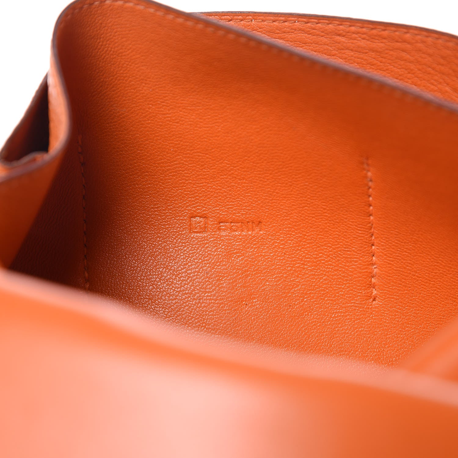 Hermes Togo Dogon Duo Wallet Orange 6 of 14