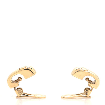 Christian Dior Enamel Crystal Interchangeable Earrings Gold 5 of 6