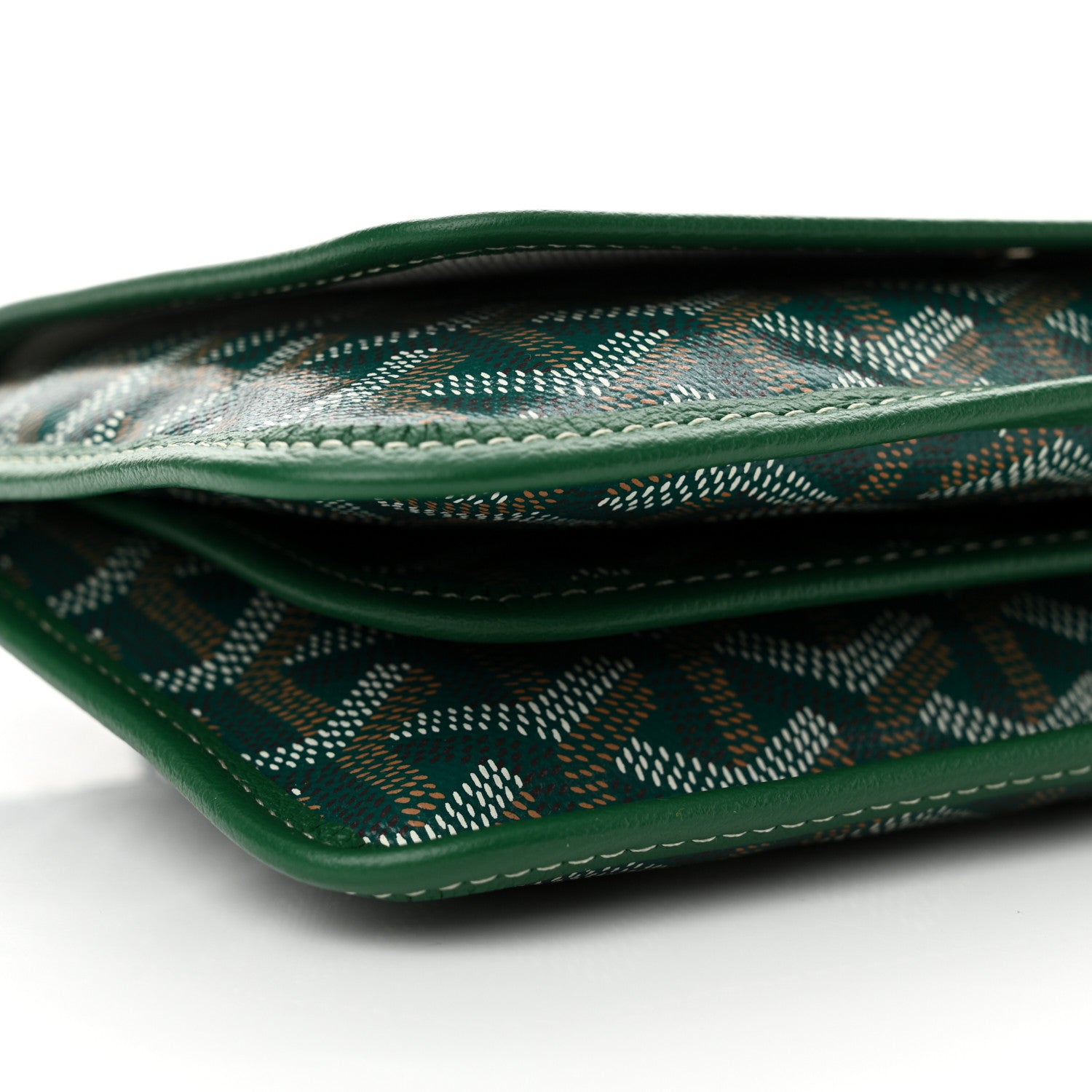 Goyard Goyardine Plumet Wallet Clutch Green 9 of 10