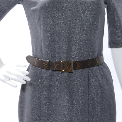 Louis Vuitton Monogram LV Frame Belt 80 32 2 of 7
