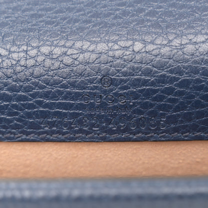 Gucci Dollar Calfskin Crystal Super Mini Dionysus Shoulder Bag Blue Agata Black Diamond 6 of 10