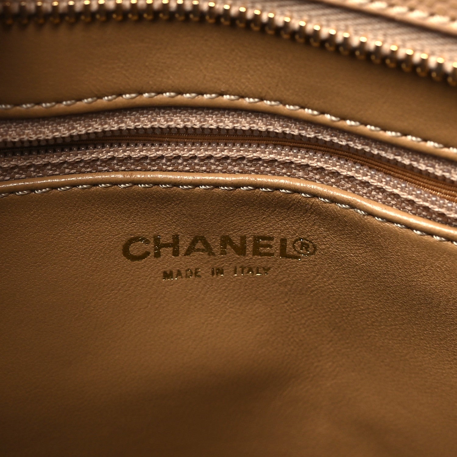 Chanel Caviar Quilted Medallion Tote Beige 6 of 10