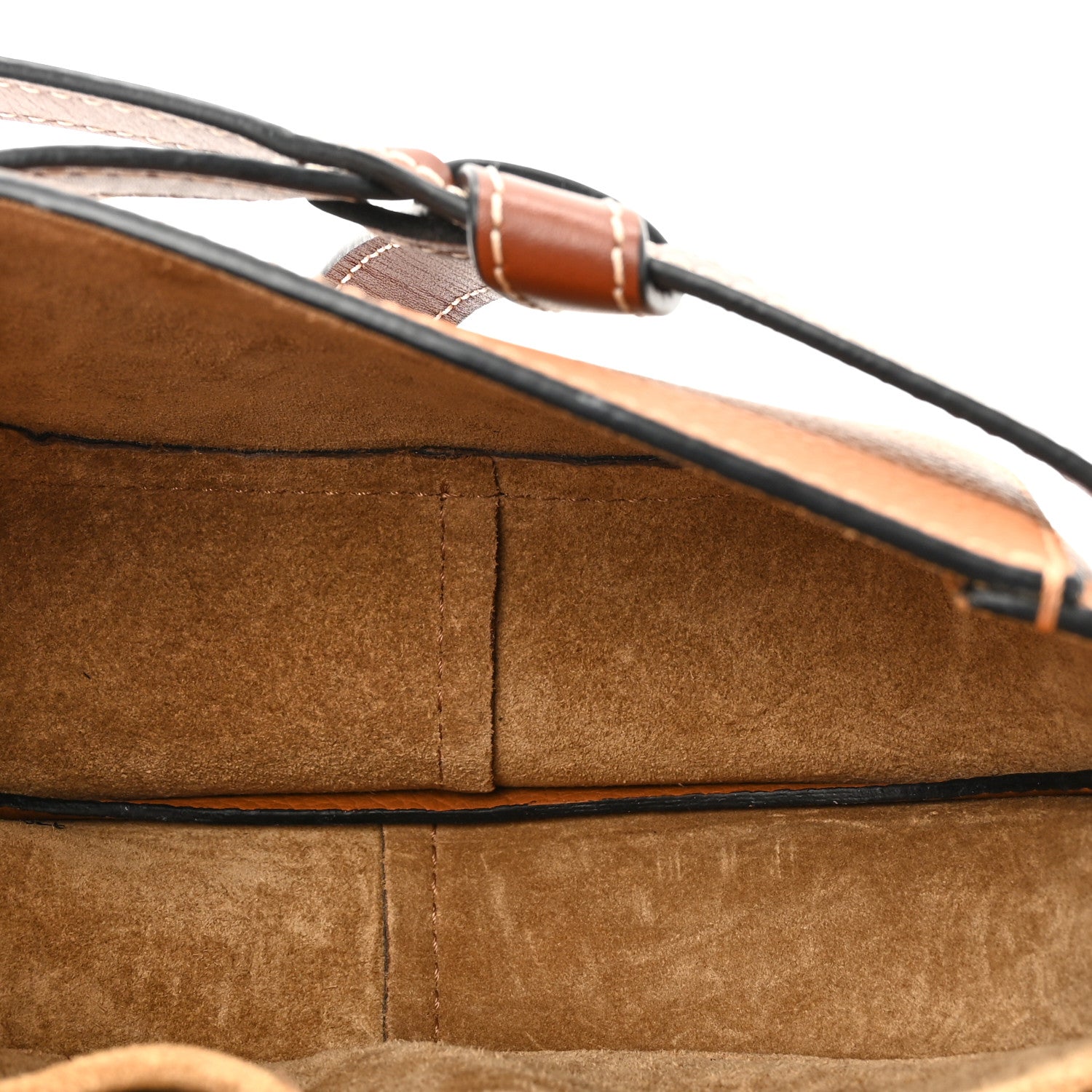 Loewe Grained Calfskin Mini Gate Crossbody Bag Caramel Pecan 5 of 10