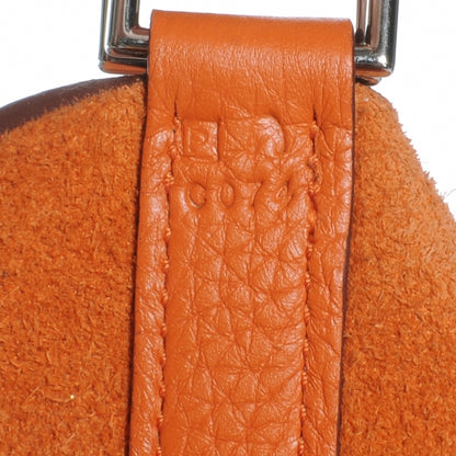 Hermes Taurillon Clemence Picotin Lock GM Orange 7 of 7