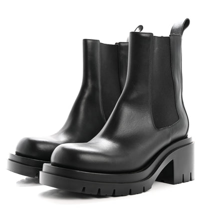 Bottega Veneta Calfskin The Lug Chelsea 30/70mm Ankle Boots 40 Black 3 of 8