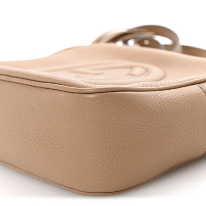 Gucci Pebbled Calfskin Small Soho Disco Bag Camelia 10 of 11