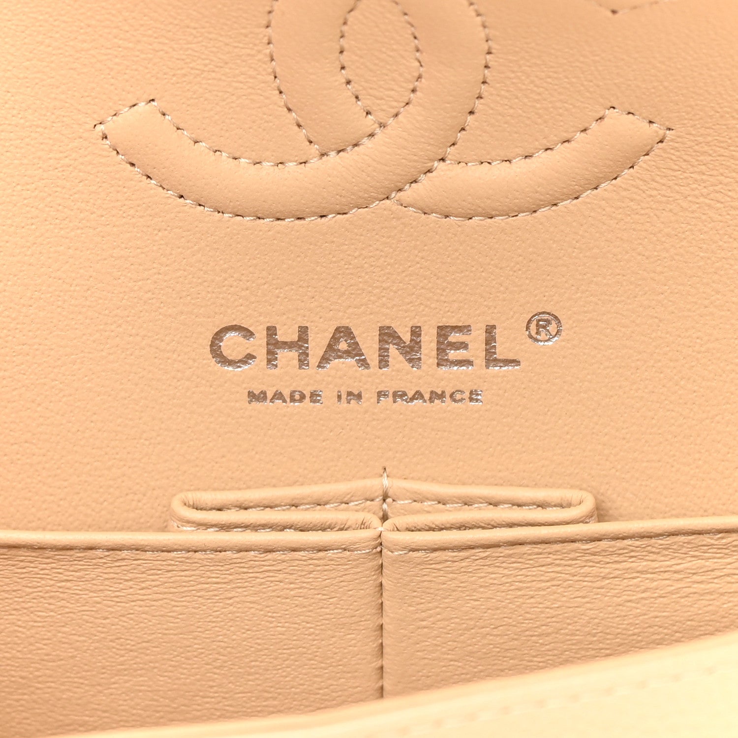 Chanel Caviar Quilted Small Double Flap Beige 6 of 12