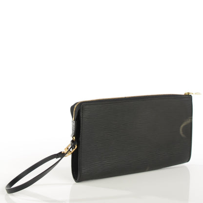 Louis Vuitton Epi Pochette Accessories 24 Black 10 of 17