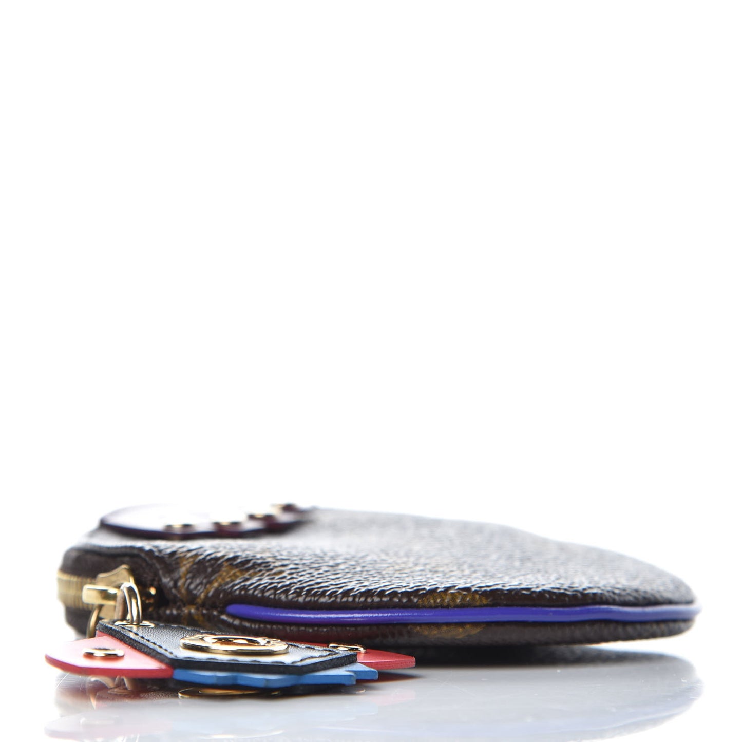 Monogram Totem Round Coin Purse Magenta