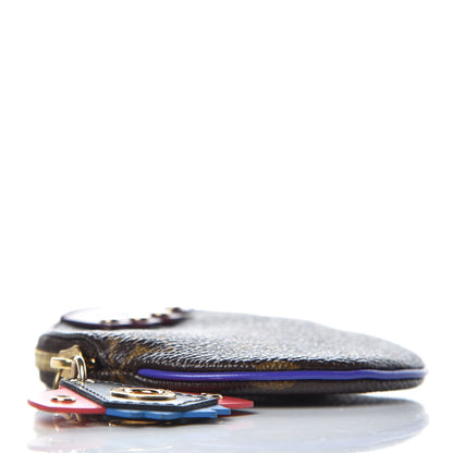 Louis Vuitton Monogram Totem Round Coin Purse Magenta 4 of 8