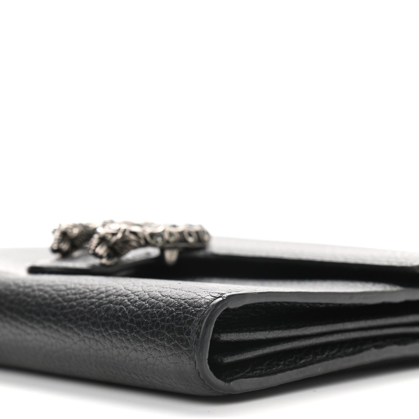 Calfskin Mini Dionysus Chain Wallet Black