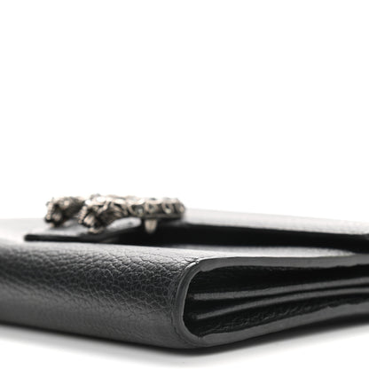 Gucci Calfskin Mini Dionysus Chain Wallet Black 8 of 9