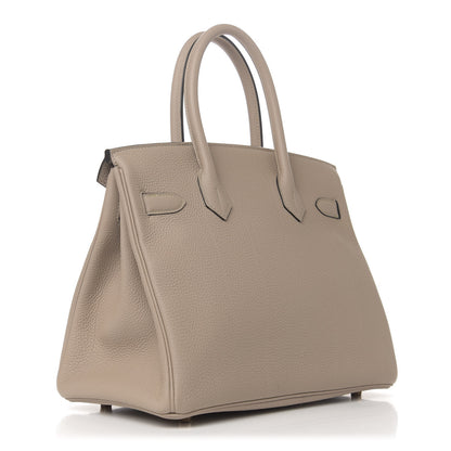 Hermes Togo Birkin 30 Gris Tourterelle 3 of 11