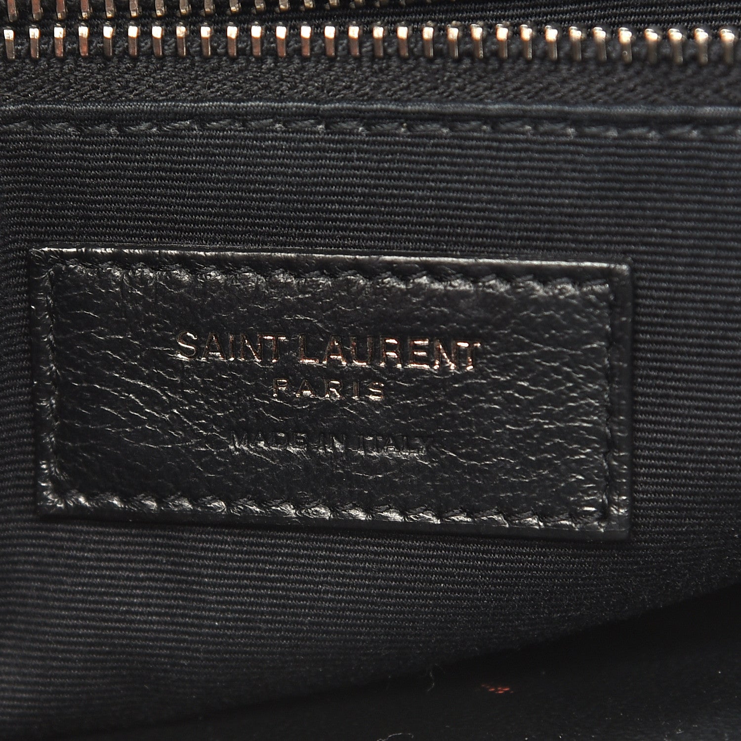 Saint Laurent Crinkled Calfskin Matelasse Monogram Medium Niki Chain Satchel Black 6 of 10