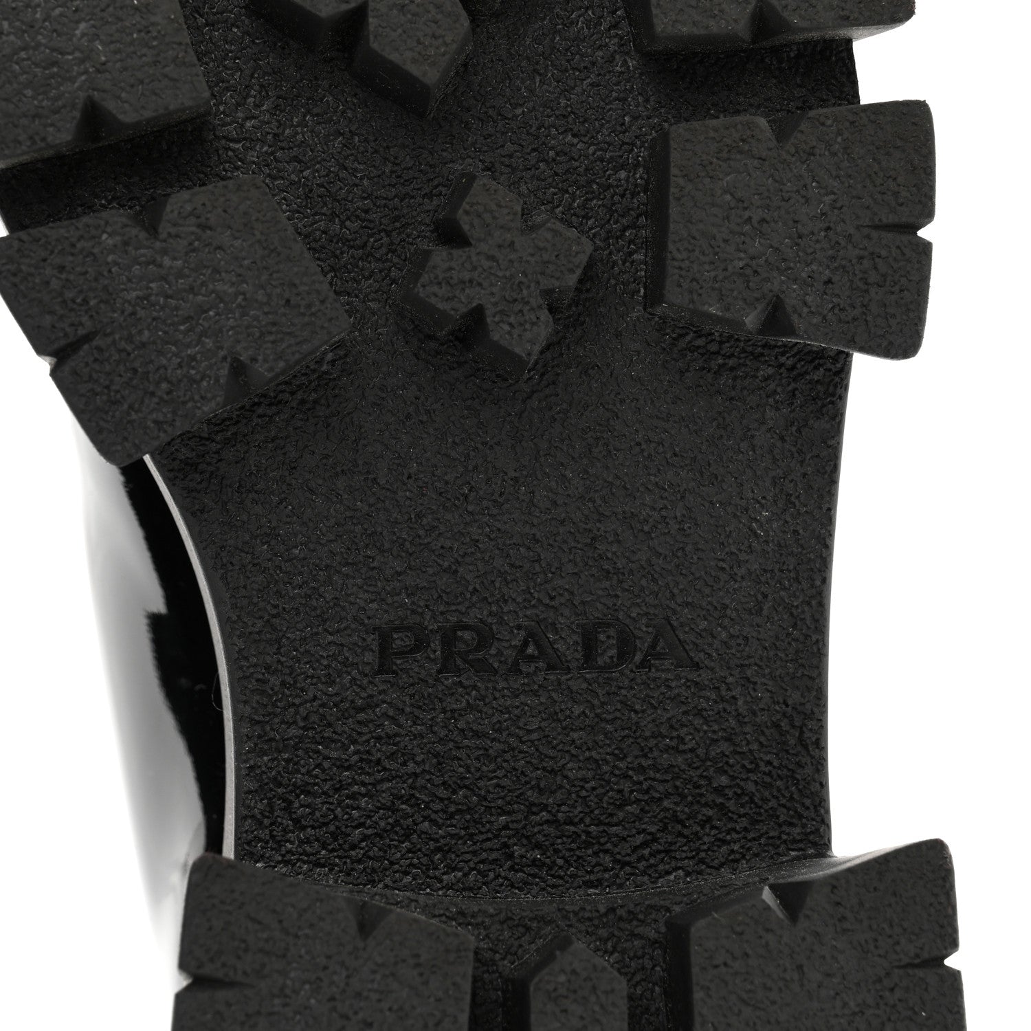 Prada Vernice Monolith 55mm Derby Loafers 39 Black 6 of 11