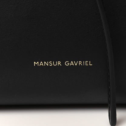 Mansur Gavriel Calfskin Mini Bucket Bag Black Flamma 6 of 12