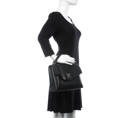 Louis Vuitton Soft Calfskin My Lockme Top Handle Black 3 of 8