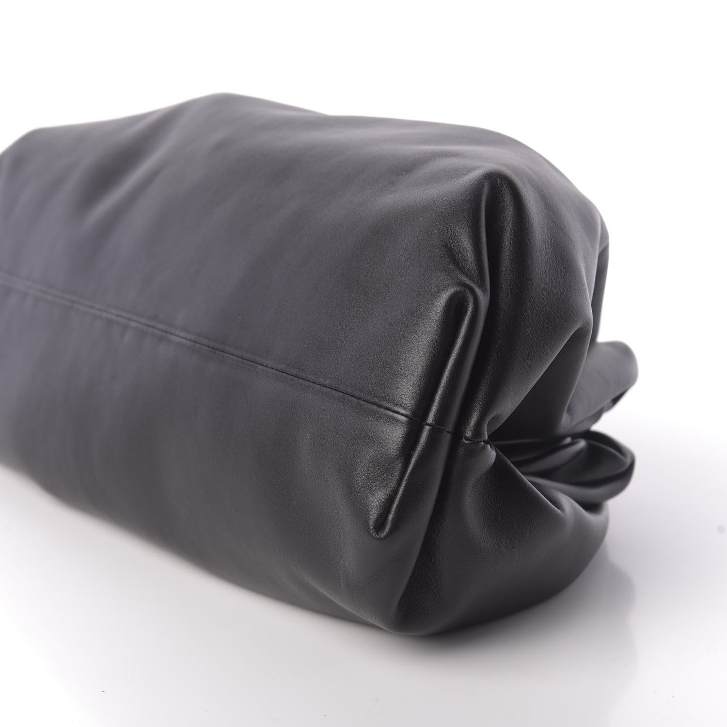 Bottega Veneta Smooth Butter Calf The Pouch Oversized Clutch Black 7 of 10