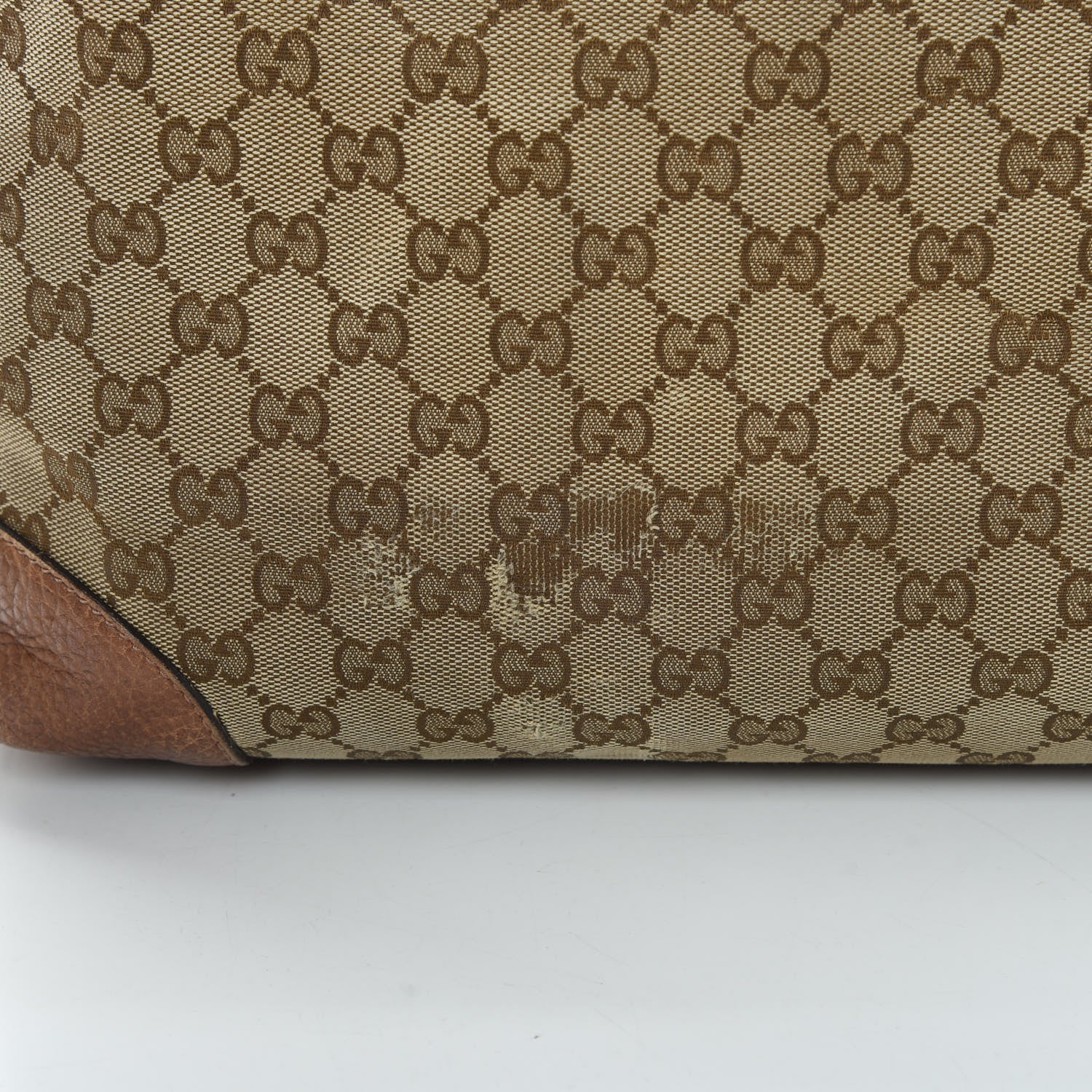 Gucci Monogram Old Libeccio Small Miss GG Hobo Beige Ebony Light Brown 15 of 19