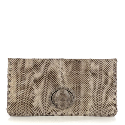 Bottega Veneta Glazed Ayers Livrea Intrecciato Turnlock Clutch Poussin 1 of 8