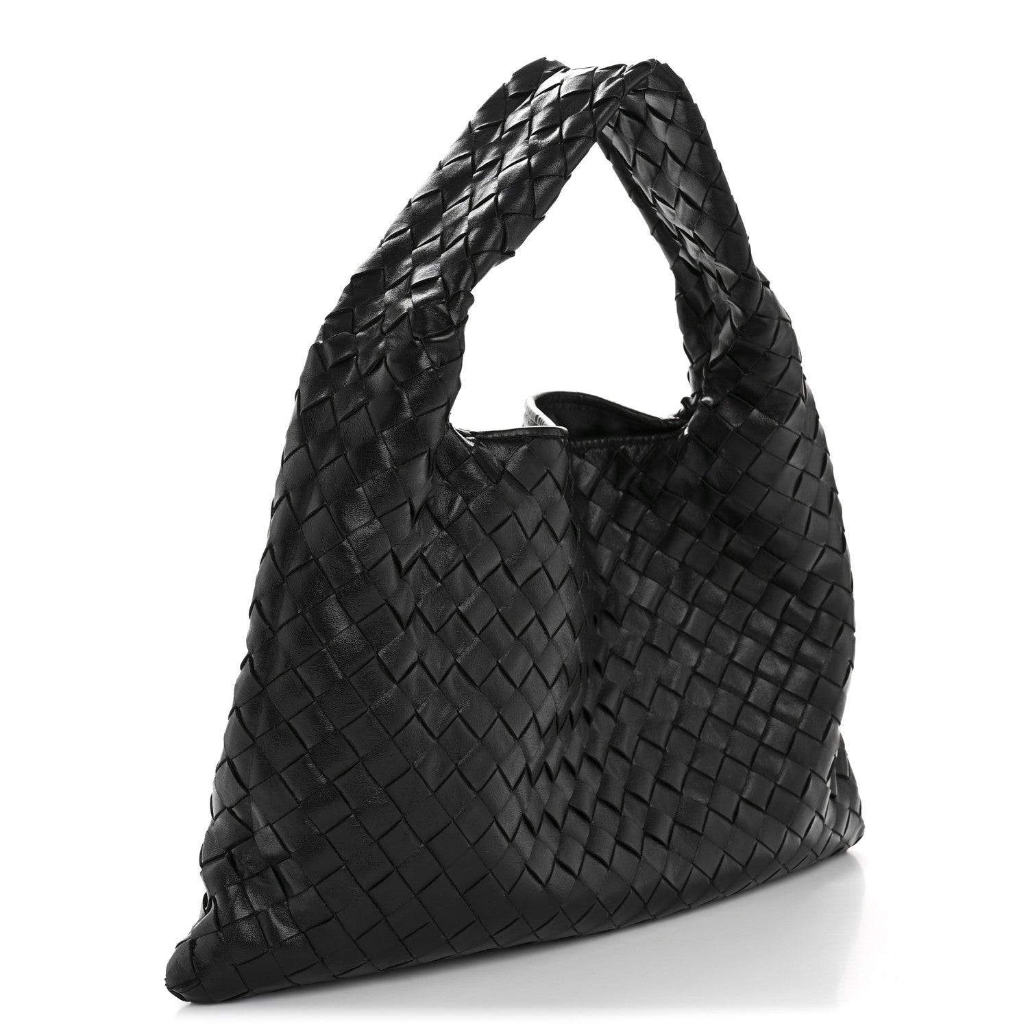 Bottega Veneta Calfskin Intrecciato Small Hop Black 3 of 14