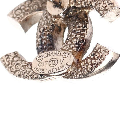 Chanel Crystal CC Earrings Light Gold 4 of 4