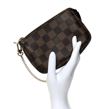 Louis Vuitton Damier Ebene Mini Pochette Accessories 3 of 9
