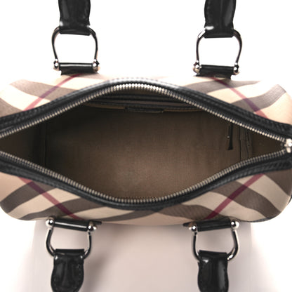 Burberry Nova Check Small Chester Bowling Bag Black 5 of 20