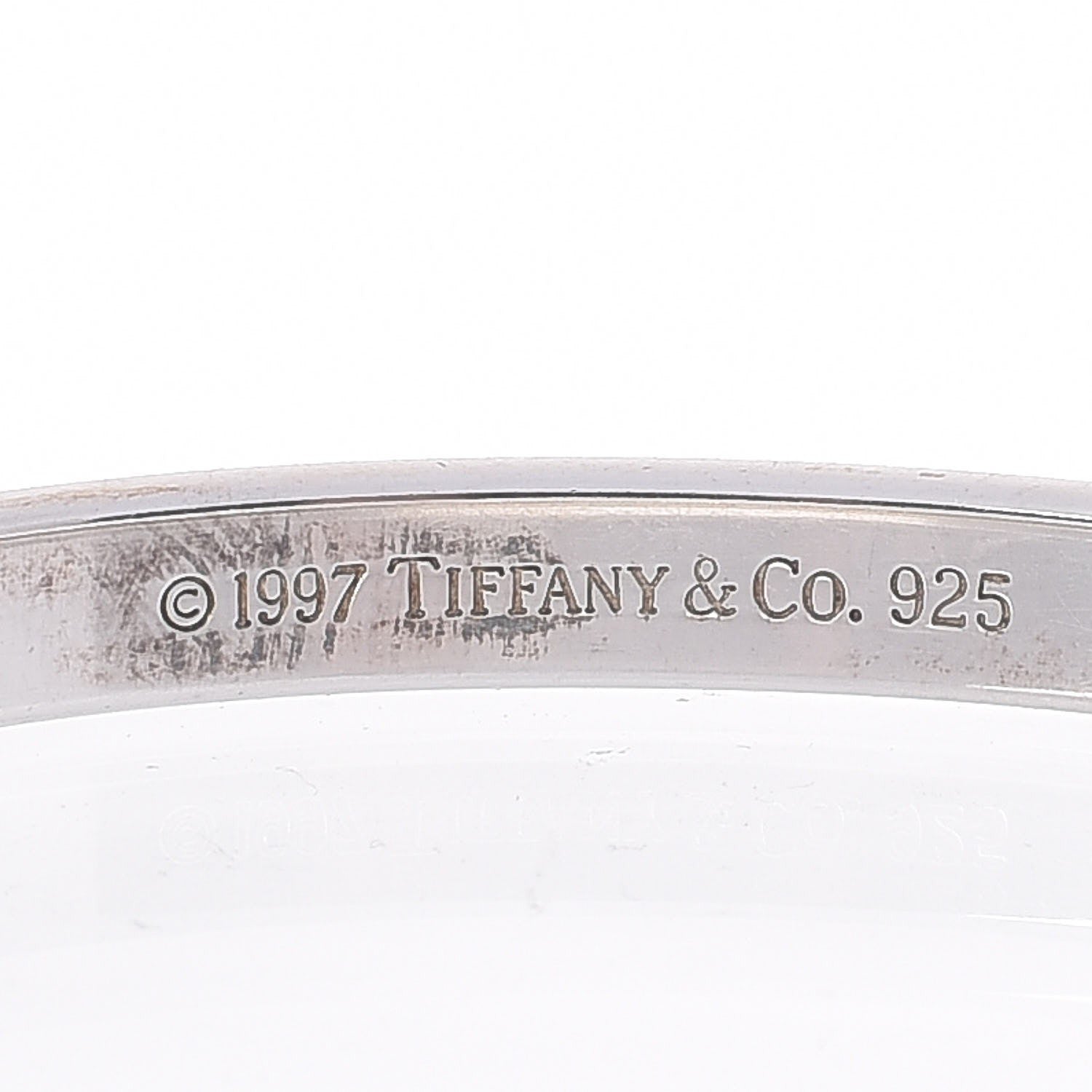 Tiffany Sterling Silver 1837 Bangle Bracelet 7 of 8