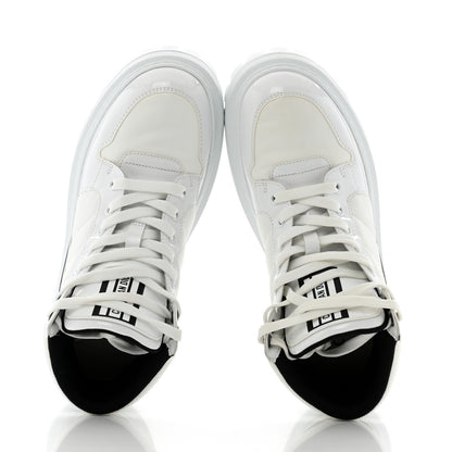 Christian Dior Nylon Fabric Womens D-Player High Top Sneakers 36 White Black 2 of 12