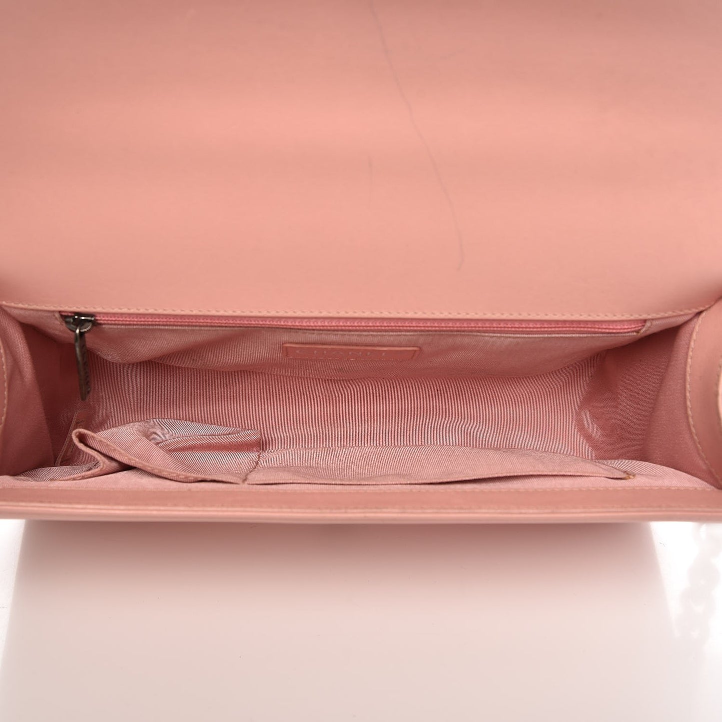 Lambskin Quilted New Medium Boy Flap Bag Pink