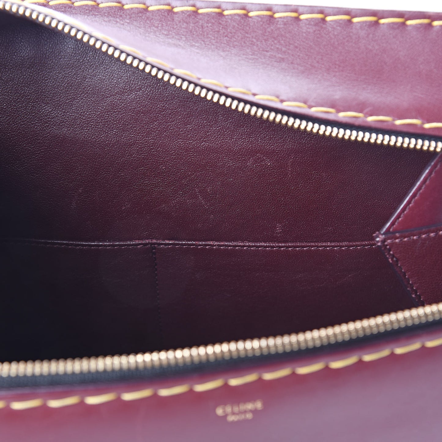 Smooth Calfskin Small Edge Shoulder Bag Burgundy