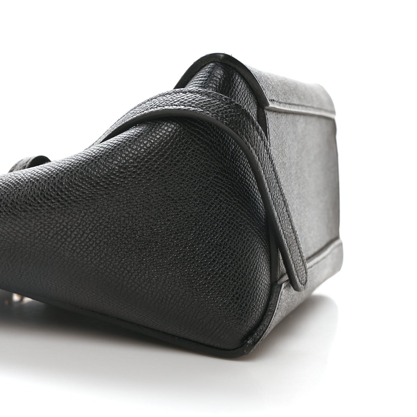 Grained Calfskin Nano Belt Bag Black