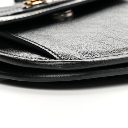 Gucci Fluffy Calfskin Morpheus Messenger Bag Black 10 of 11