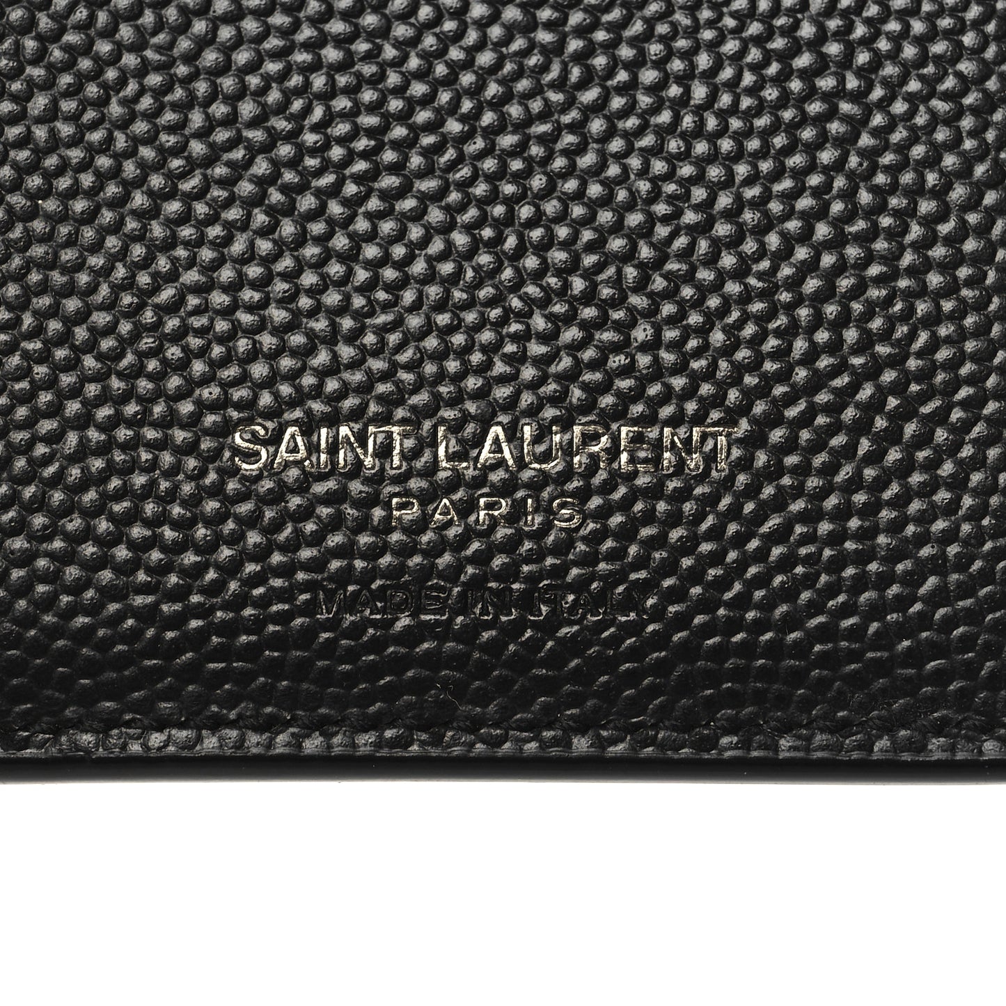 Grain De Poudre Monogram Bi-Fold Wallet Black